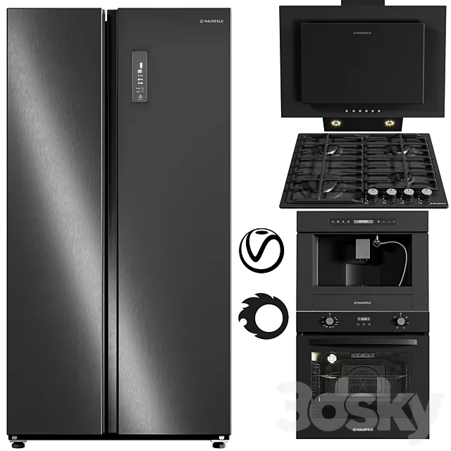 Maunfeld Set01 3D Model Maunfeld Set01 3D Model