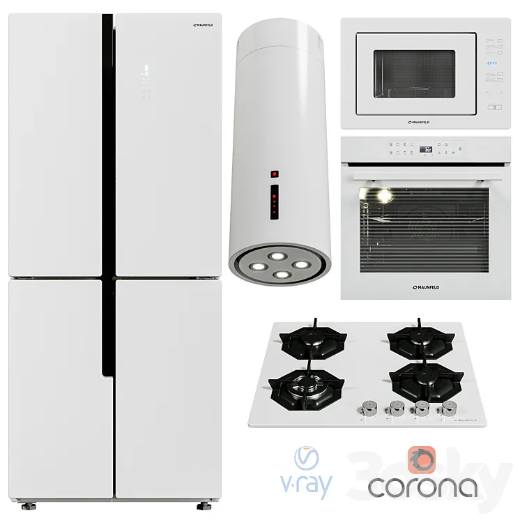 Maunfeld Set02 3D Model Free Download