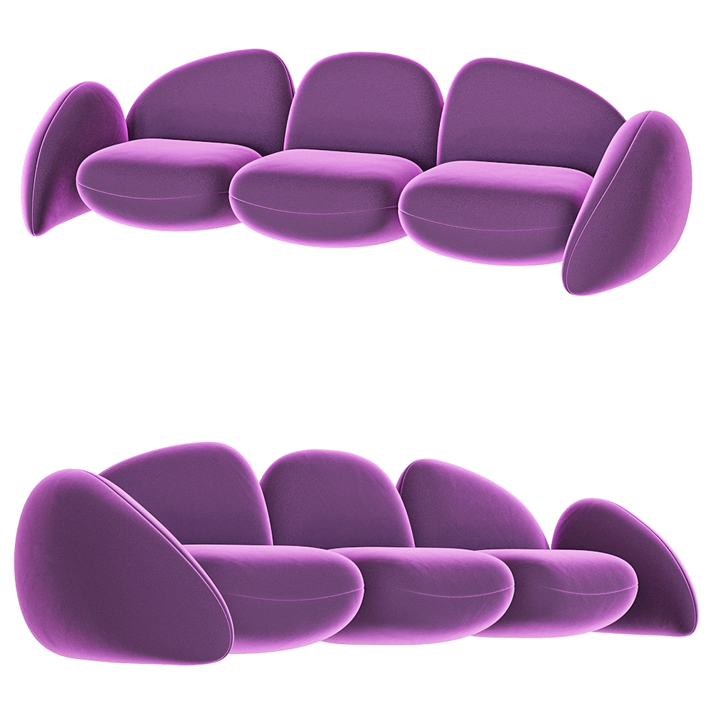 MAVIMATT – Sofa 3 seats size LITHOS 3D Model MAVIMATT – Sofa 3 seats size LITHOS 3D Model