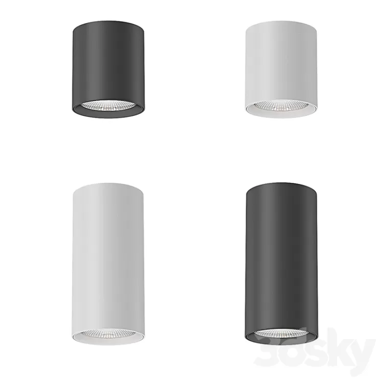 Mawa – Recessed Spotlights Seventies 23 & 33 3D Model Mawa – Recessed Spotlights Seventies 23 & 33 3D Model