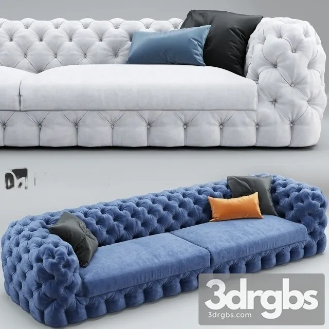 Max Divan Sofa 3D Model Download