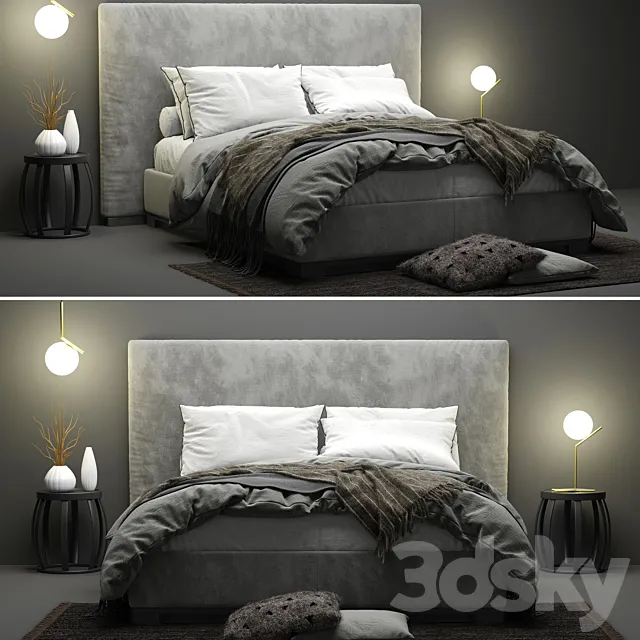 Maxalto Bauci – Ovidio Bed 3DModel Maxalto Bauci – Ovidio Bed 3DModel