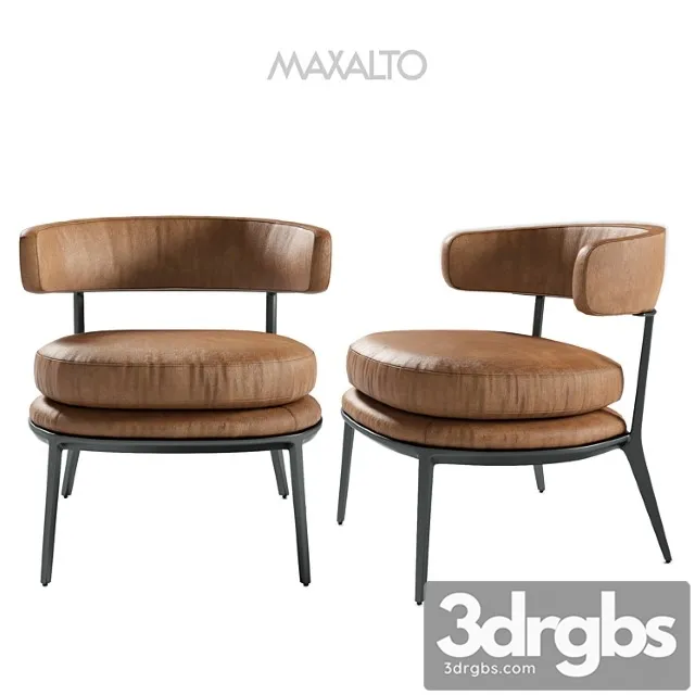 Maxalto Caratos Armchair 3D Model Download Maxalto Caratos Armchair 3D Model Download