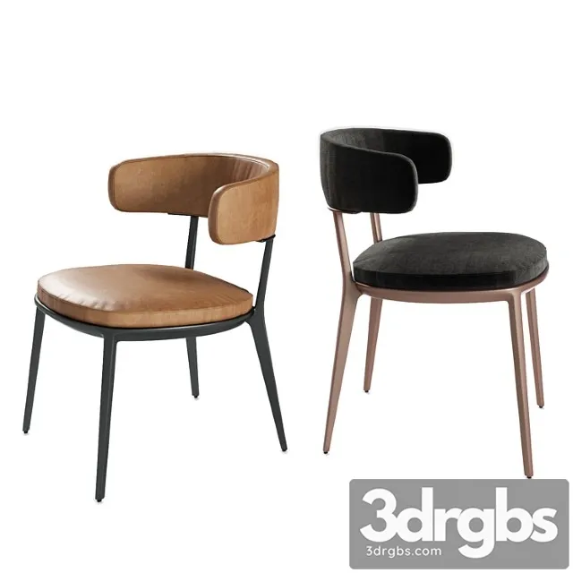 Maxalto caratos chairs 2 3D Model Download Maxalto caratos chairs 2 3D Model Download
