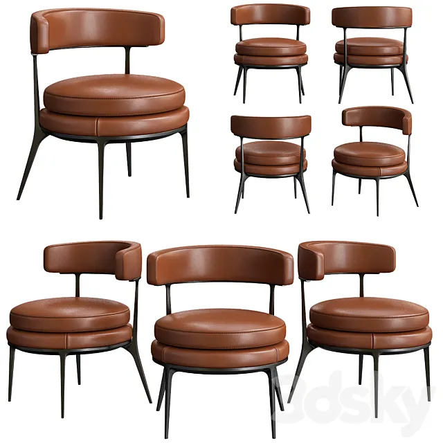 Maxalto caratos easy chair 3D Model