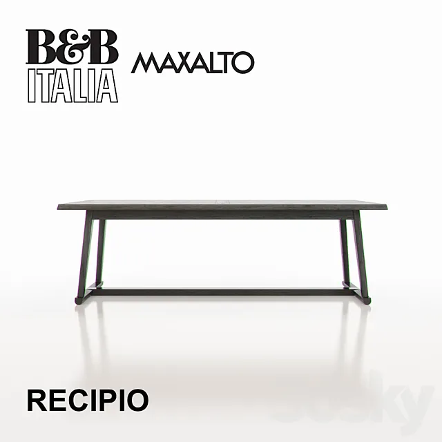 MAXALTO RECIPIO Tables 3D Model MAXALTO RECIPIO Tables 3D Model