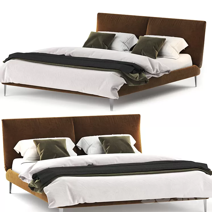 Maxalto SELENA Bed 3D Model Free Download