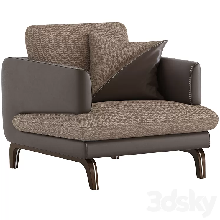 MaxDivani Espirit Armchair 3D Model MaxDivani Espirit Armchair 3D Model
