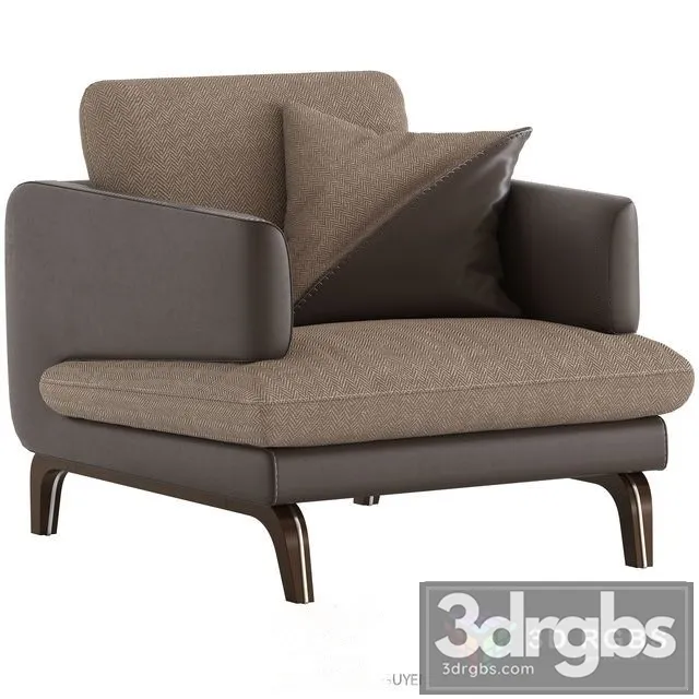 MaxDivani Esprit Armchair 3D Model Download MaxDivani Esprit Armchair 3D Model Download