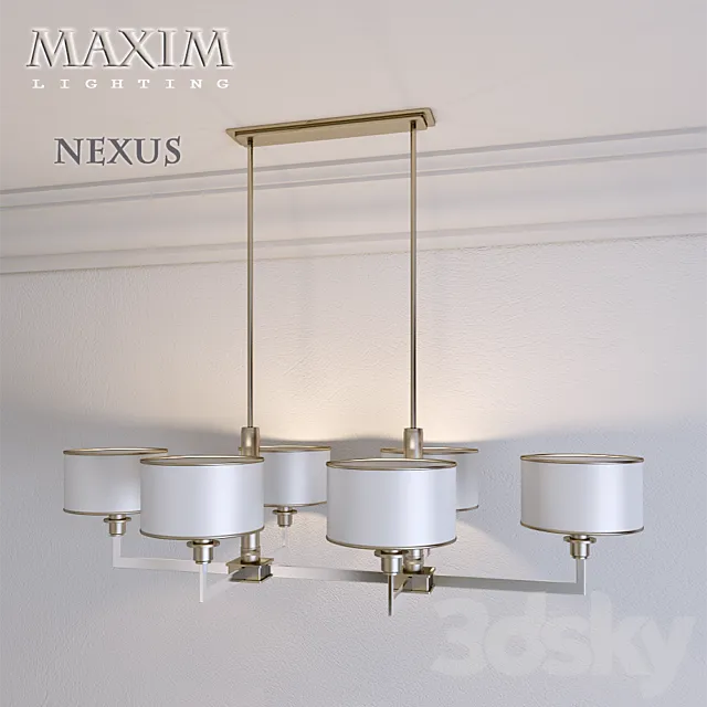 Maxim Lighting Chandelier Nexus 6-Light 3DModel Maxim Lighting Chandelier Nexus 6-Light 3DModel