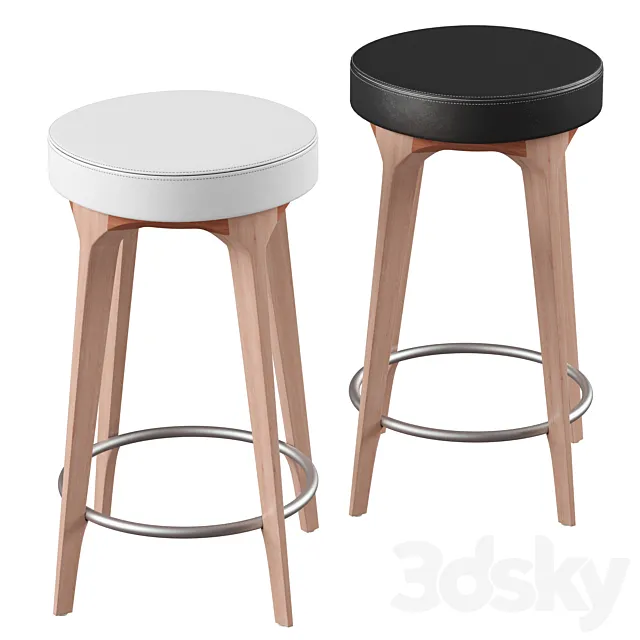 MAXIMA counter stool 3D Model MAXIMA counter stool 3D Model