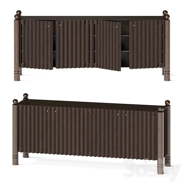 Maxime Boutillier Dacquoise Sideboard 3D Model Maxime Boutillier Dacquoise Sideboard 3D Model