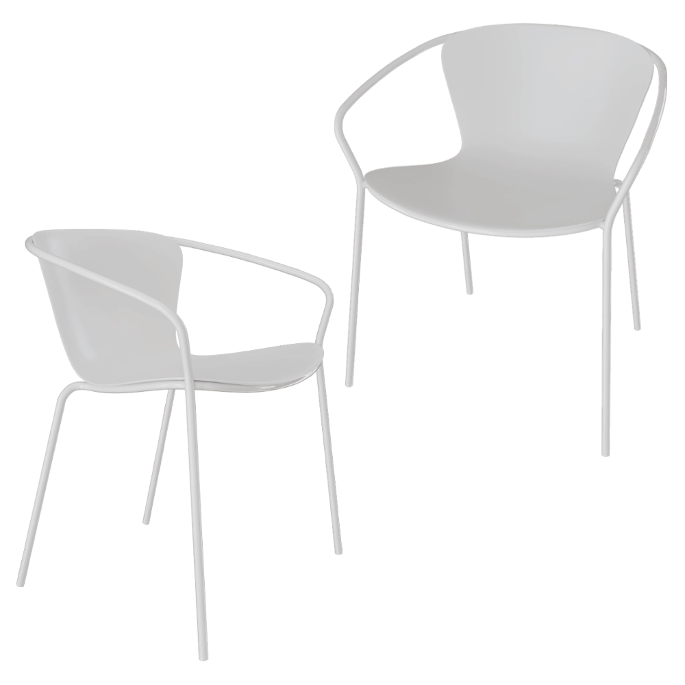 Maxlight – Chair Solea set of 4 3D Model Maxlight – Chair Solea set of 4 3D Model