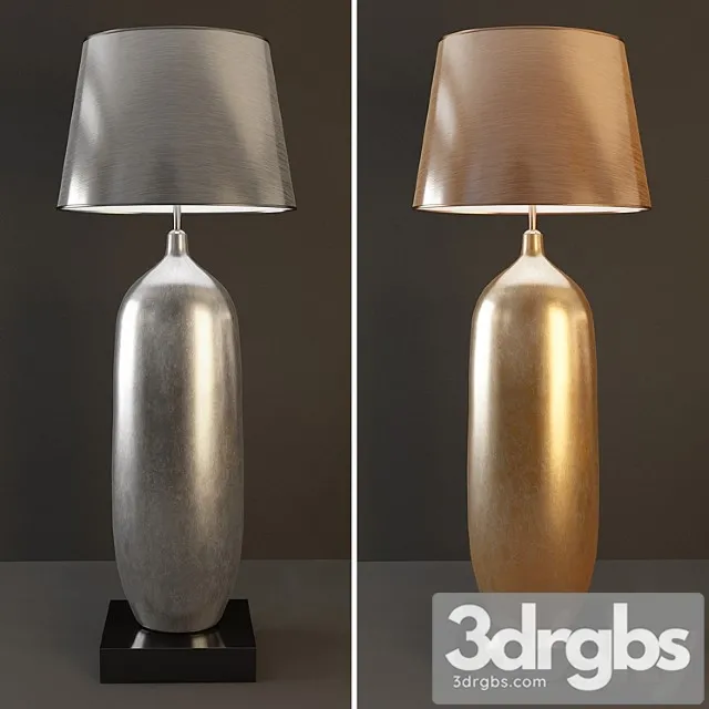 Maxlight Class Floor Lamp Silver And Gold 3D Model Download