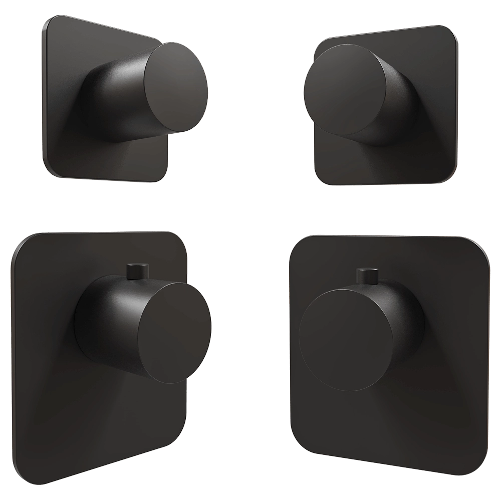 Maxlight – High Flow thermostatic mixer GLF011 3D Model