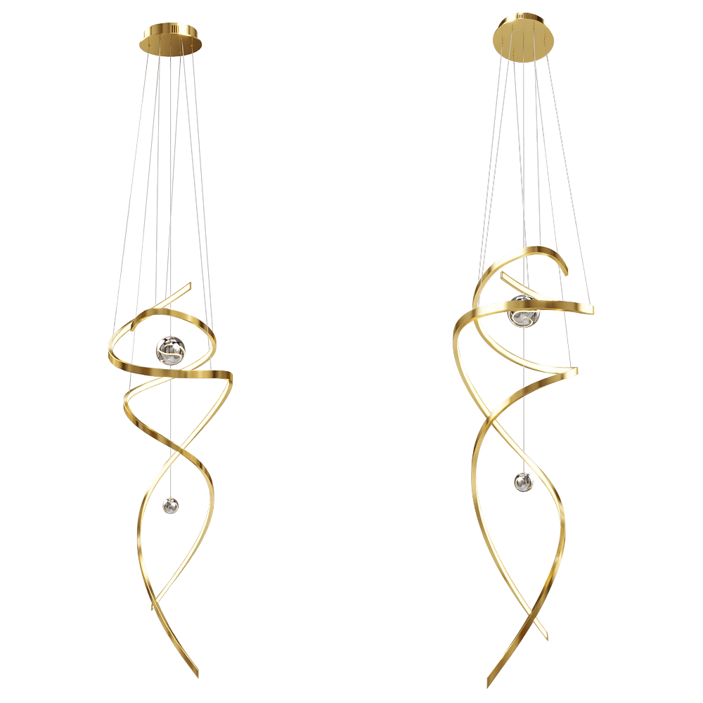 Maxlight – Pendant lamp Ritz P0427D 3D Model