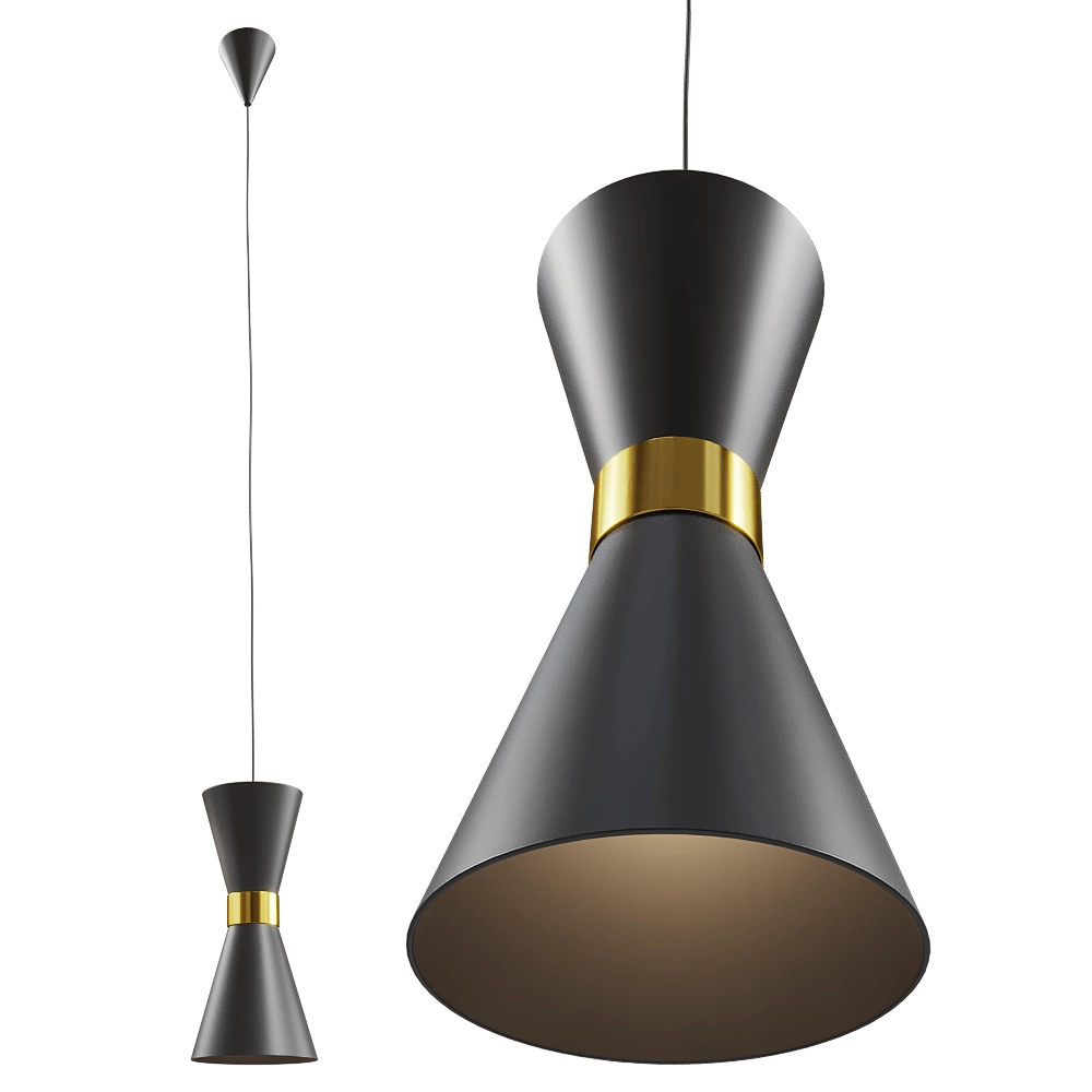 Maxlight – Pendnat lamp Cornet P0330 3D Model Maxlight – Pendnat lamp Cornet P0330 3D Model