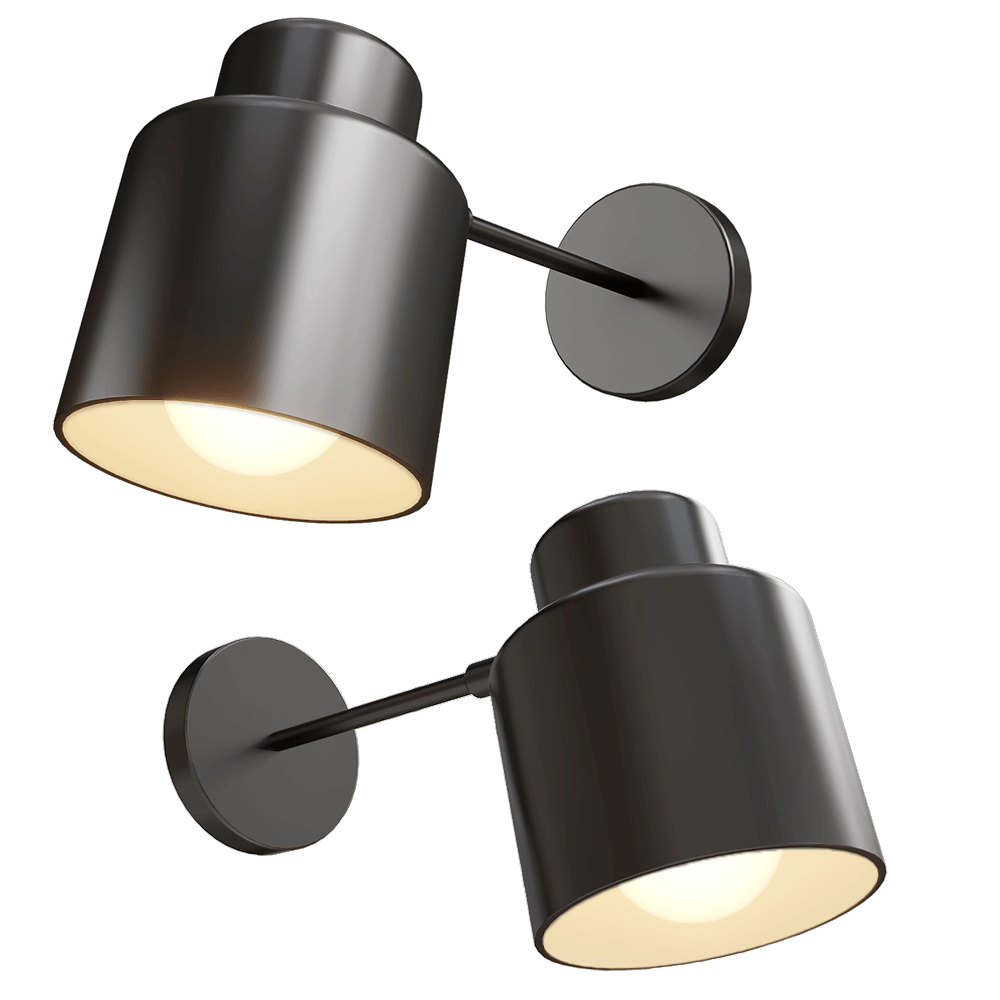Maxlight – Wall lamp Black 3D Model