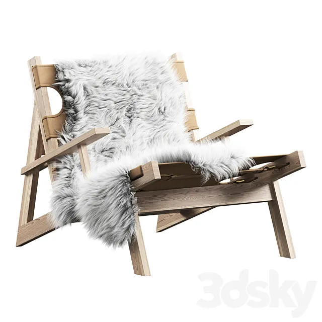 MAXSON SLING CHAIR by RH TEEN 3D Model MAXSON SLING CHAIR by RH TEEN 3D Model