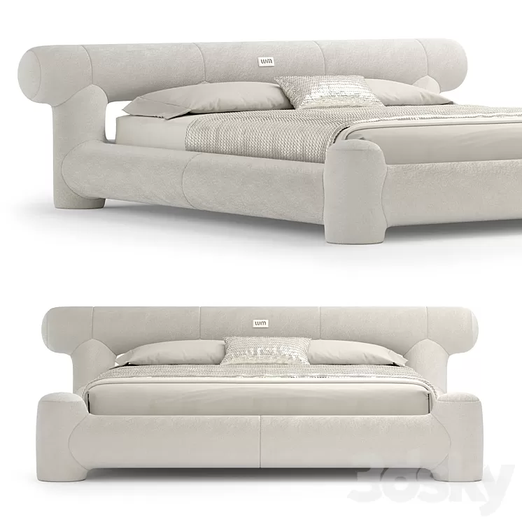 Maya Bed 3D Model Free Download