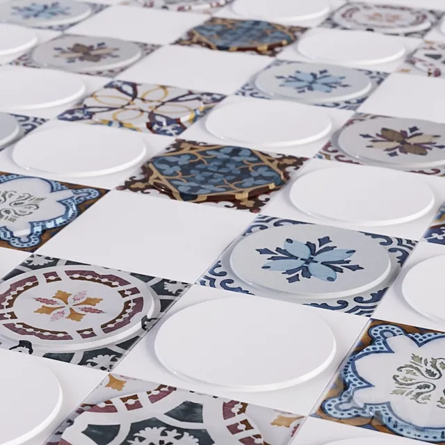 Mayolica Vintage MIX MOON 3DModel Mayolica Vintage MIX MOON 3DModel