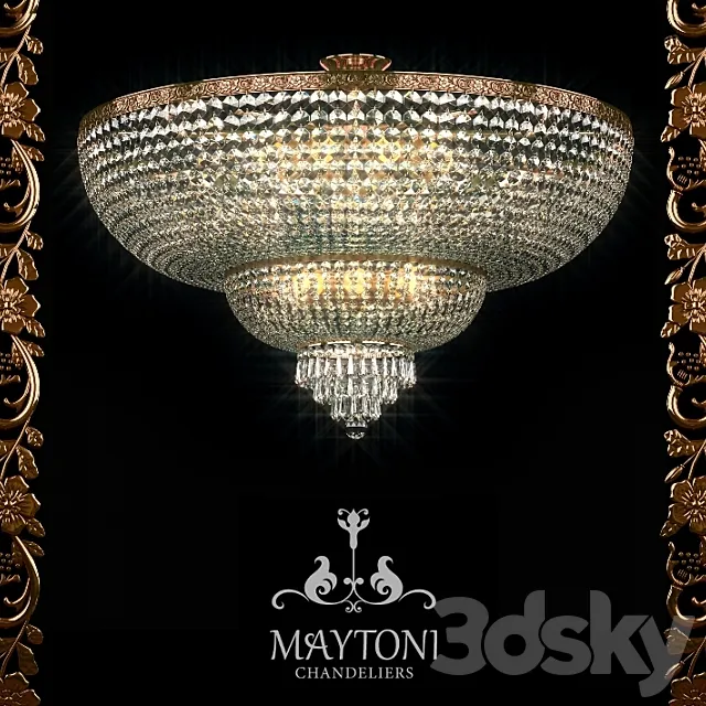 Maytoni A890-PT100-G 3DModel Maytoni A890-PT100-G 3DModel