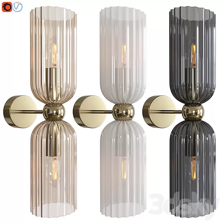 Maytoni Antic MOD302WL-02GR MOD302WL-02CG MOD302WL-02W 3D Model