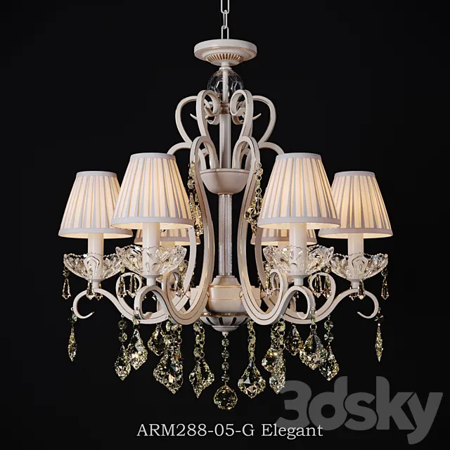 Maytoni ARM288-05-G Elegant 3DModel Maytoni ARM288-05-G Elegant 3DModel