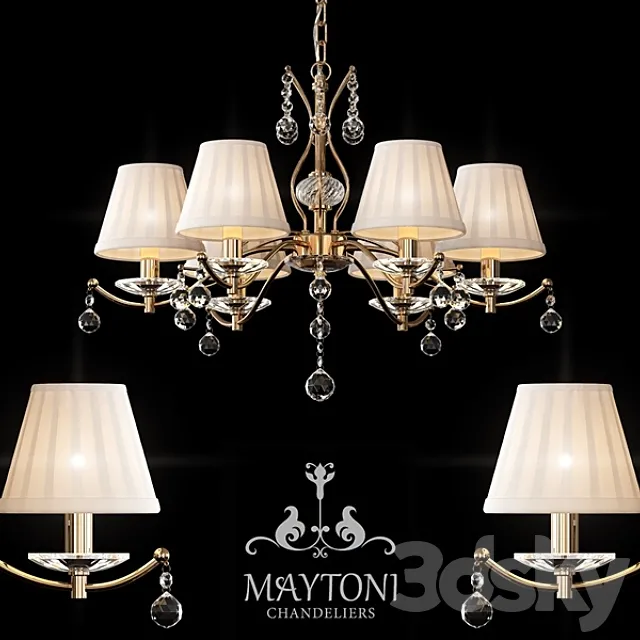 Maytoni ARM700-06-G 3DModel Maytoni ARM700-06-G 3DModel