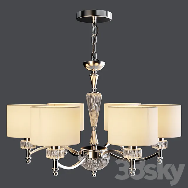 Maytoni: Ceiling Lamp – Alicante (MOD014-CL-06-N) 3DModel Maytoni: Ceiling Lamp – Alicante (MOD014-CL-06-N) 3DModel