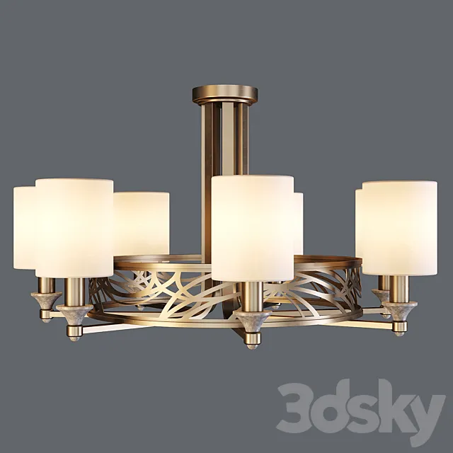 Maytoni: Ceiling Lamps – Vittoria (H004-CL-07-BG) 3DModel
