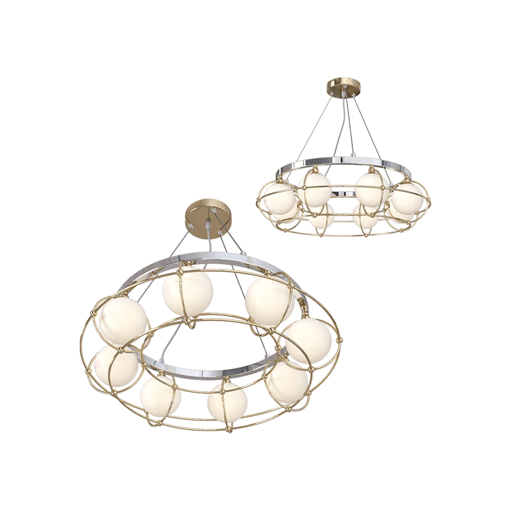 Maytoni – Chandelier Carcass MOD312PL-08GCH 3D Model