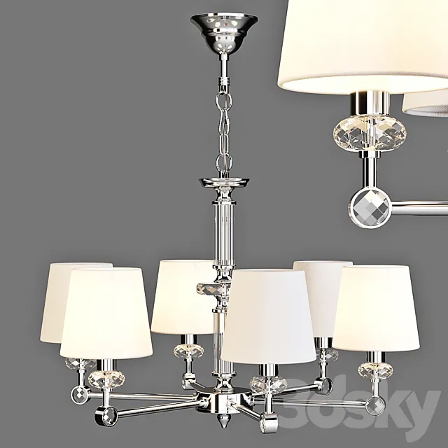 Maytoni: Chandelier – Riverside (MOD018PL-06CH) 3D Model