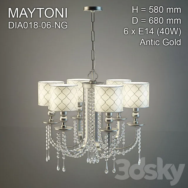 Maytoni DIA018-06-NG 3DModel Maytoni DIA018-06-NG 3DModel