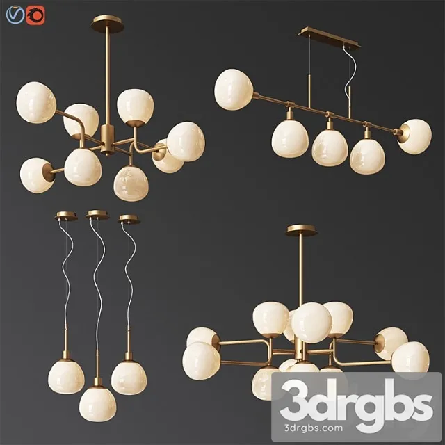 Maytoni eric celing light set 3D Model Download Maytoni eric celing light set 3D Model Download