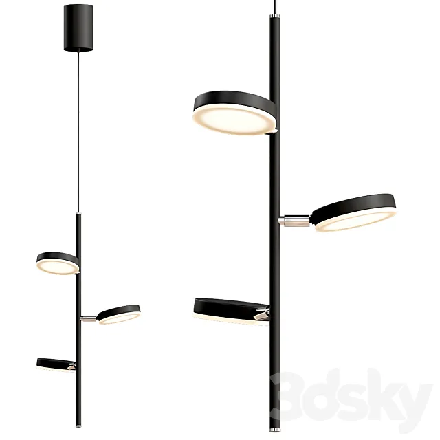 Maytoni Fad MOD070PL-L18B3K 3DModel Maytoni Fad MOD070PL-L18B3K 3DModel