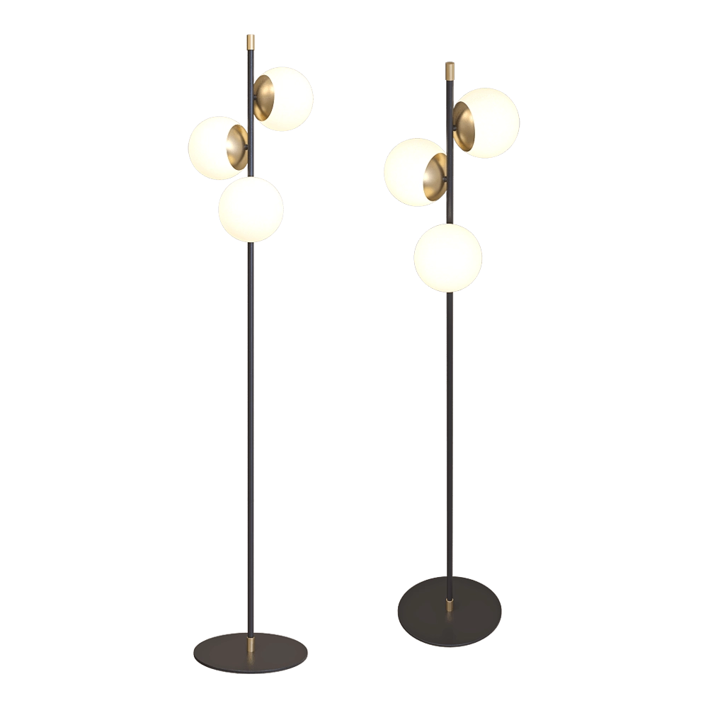 Maytoni – Floor lamp Nostalgia MOD048FL-03G 3D Model
