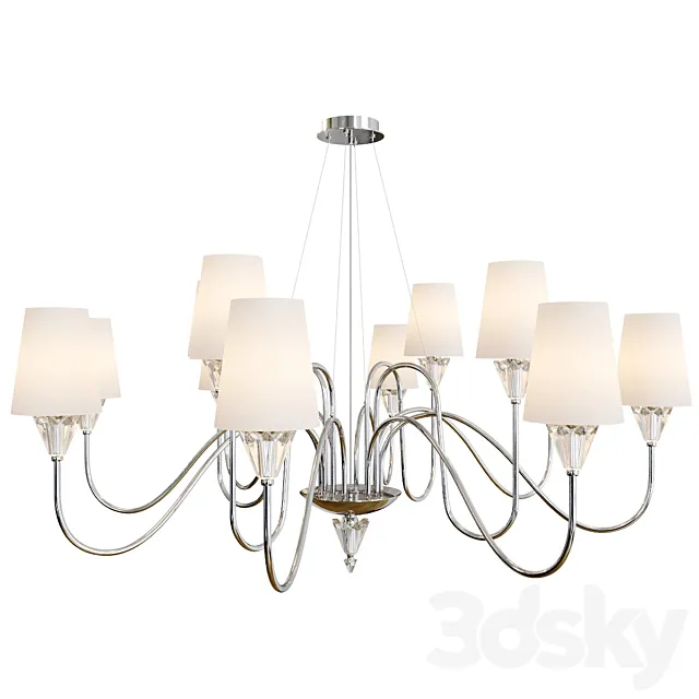 Maytoni Florero chandelier lamp 3D Model