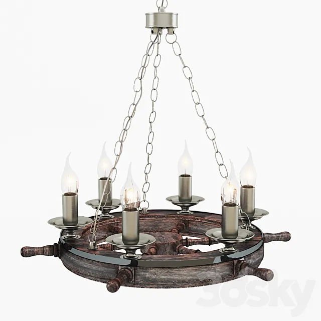 Maytoni Frigate ARM624-06-R 3DModel Maytoni Frigate ARM624-06-R 3DModel