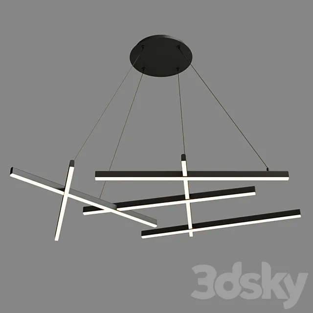 Maytoni Line MOD016PL-L75B 3D Model Maytoni Line MOD016PL-L75B 3D Model