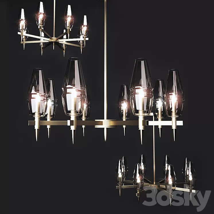 Maytoni Lita H002PL-08G 3D Model Maytoni Lita H002PL-08G 3D Model