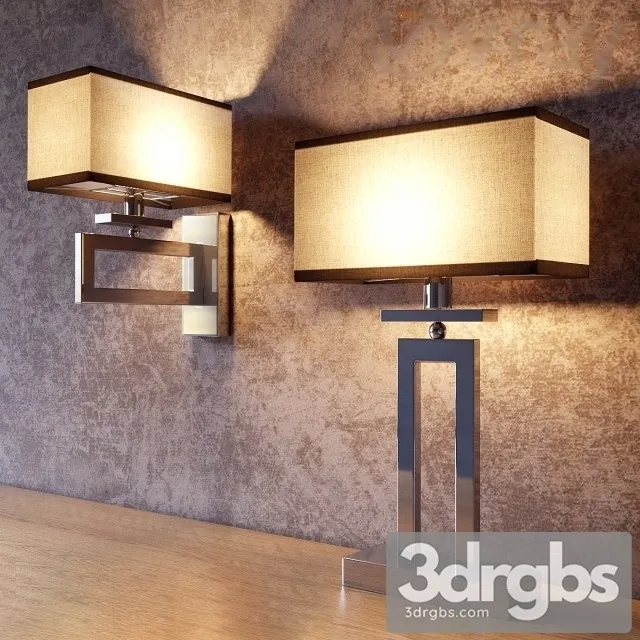 Maytoni Megapolis Table Lamp 3D Model Download