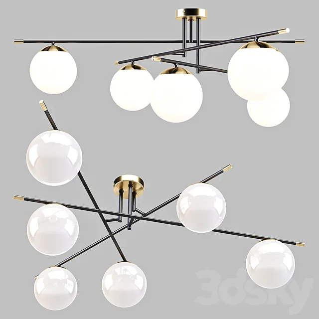 Maytoni: Nostalgia (MOD048CL-06G) – Ceiling Lamp 3D Model