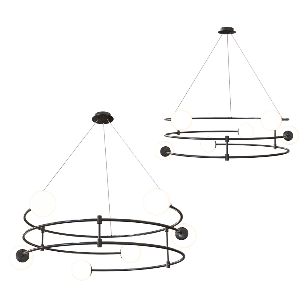 Maytoni – Pendant lamp Balance MOD317PL-06B 3D Model