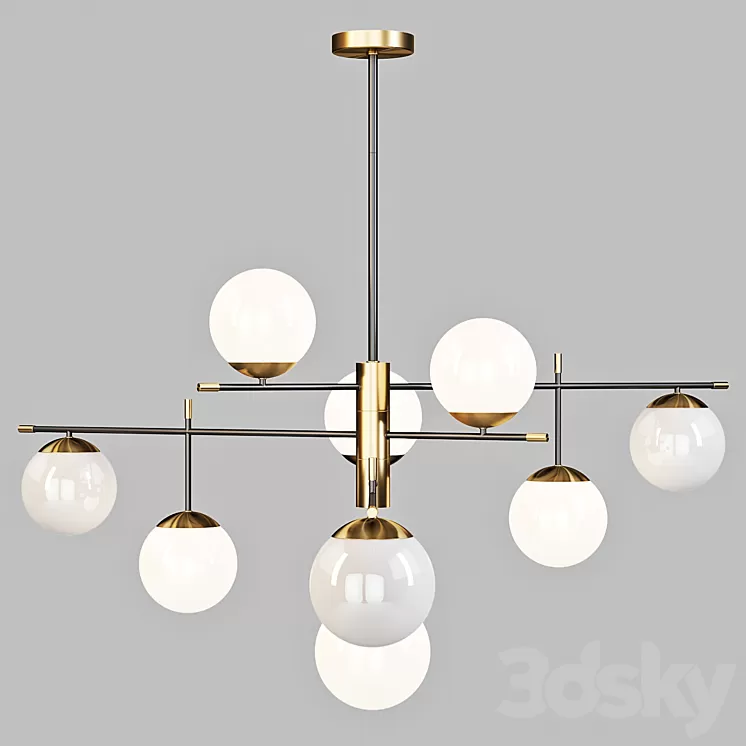Maytoni: Pendant Lamp – Nostalgia (MOD048PL-09G) 3D Model