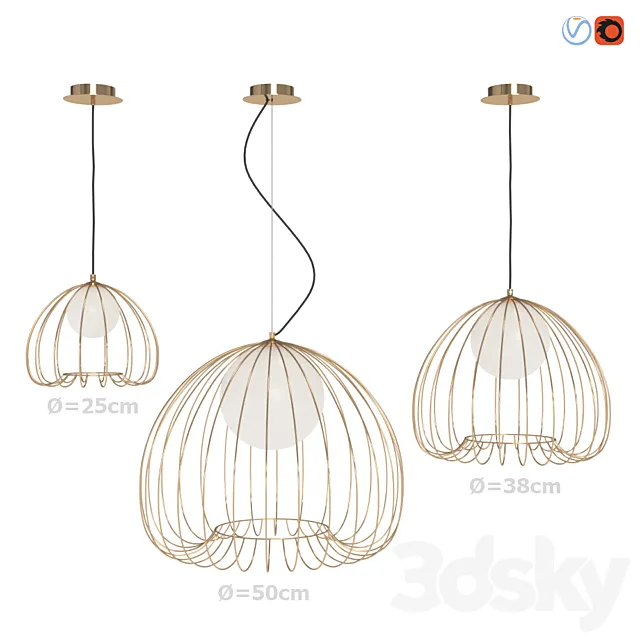 Maytoni Polly Pendant Lamp 3D Model