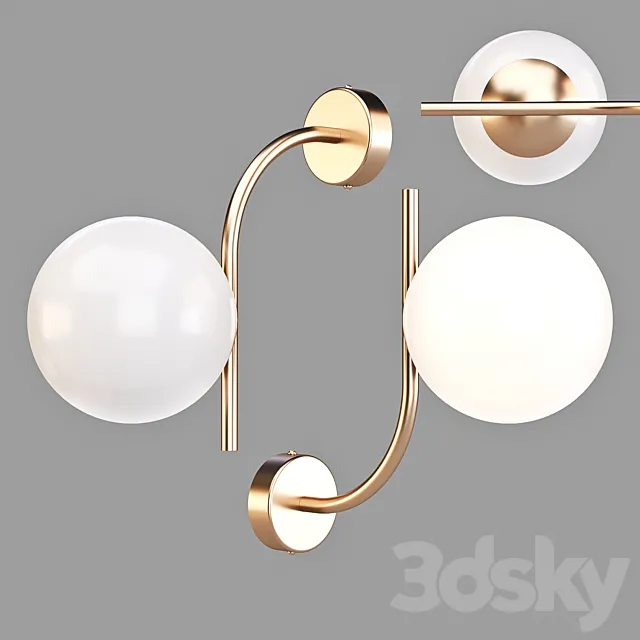 Maytoni: Rendez-Vous (MOD109Wl-01BS) – Wall Lamp 3DModel Maytoni: Rendez-Vous (MOD109Wl-01BS) – Wall Lamp 3DModel