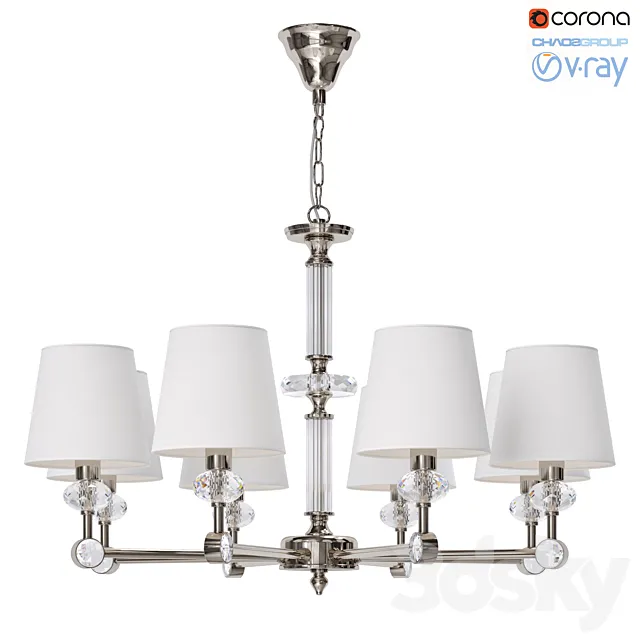 Maytoni Riverside Chandelier 3D Model Maytoni Riverside Chandelier 3D Model