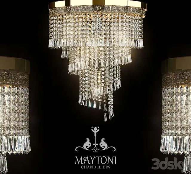 Maytoni T522-PT40-50-(G) 3D Model Maytoni T522-PT40-50-(G) 3D Model