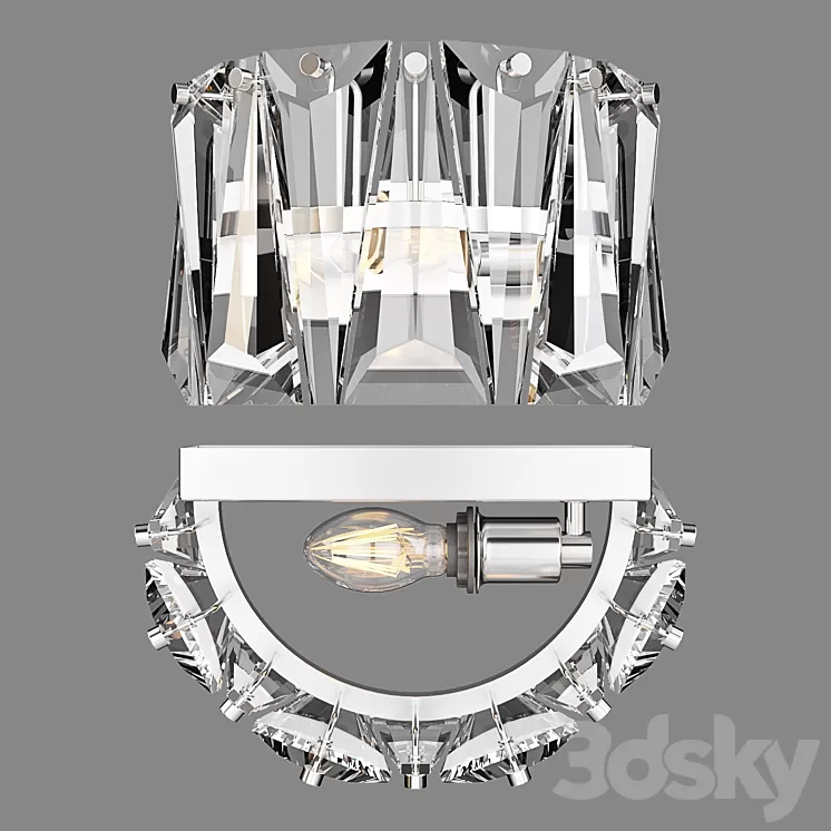 Maytoni: Wall Lamp – Puntes (MOD043WL-01CH) 3D Model Maytoni: Wall Lamp – Puntes (MOD043WL-01CH) 3D Model